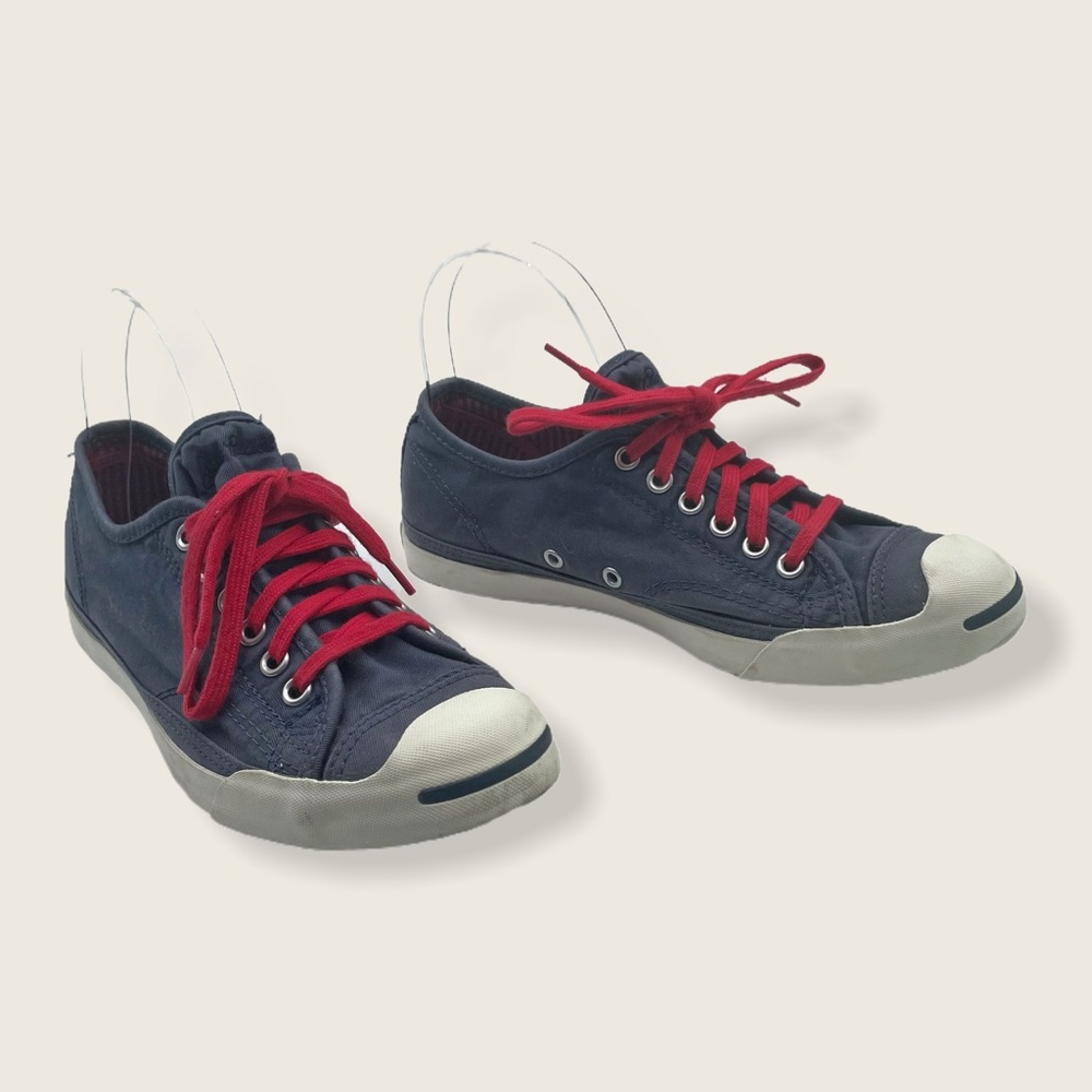 Converse x Jack Purcell Canvas Sneakers Blue 7.5